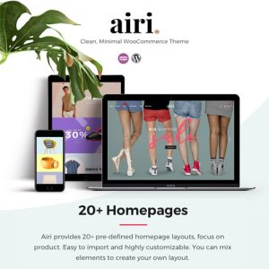 airi-clean-minimal-woocommerce-theme Thung lũng web, Plugin, theme WordPress, plugin WordPress, WordPress plugins, Công cụ WordPress giá rẻ