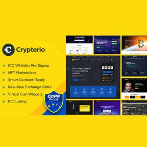 crypterio-nft-and-crypto-landing-page-wordpress-theme Thung lũng web, Plugin, theme WordPress, plugin WordPress, WordPress plugins, Công cụ WordPress giá rẻ