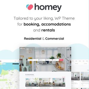 homey-booking-and-rentals-wordpress-theme Thung lũng web, Plugin, theme WordPress, plugin WordPress, WordPress plugins, Công cụ WordPress giá rẻ