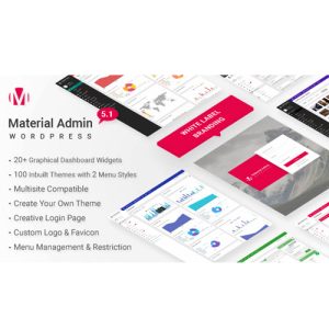 material-white-label-wordpress-admin-theme Thung lũng web, Plugin, theme WordPress, plugin WordPress, WordPress plugins, Công cụ WordPress giá rẻ