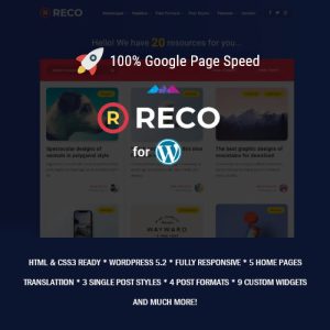 reco-minimal-theme-for-freebies Thung lũng web, Plugin, theme WordPress, plugin WordPress, WordPress plugins, Công cụ WordPress giá rẻ