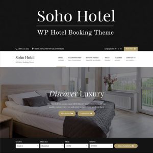 soho-hotel-booking-hotel-wordpress-theme Thung lũng web, Plugin, theme WordPress, plugin WordPress, WordPress plugins, Công cụ WordPress giá rẻ