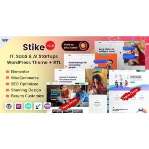 stike-technology-seo-it-startup-wordpress-theme Thung lũng web, Plugin, theme WordPress, plugin WordPress, WordPress plugins, Công cụ WordPress giá rẻ