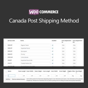 woocommerce-canada-post-shipping-method Thung lũng web, Plugin, theme WordPress, plugin WordPress, WordPress plugins, Công cụ WordPress giá rẻ