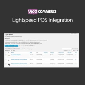 woocommerce-lightspeed-pos-integration Thung lũng web, Plugin, theme WordPress, plugin WordPress, WordPress plugins, Công cụ WordPress giá rẻ