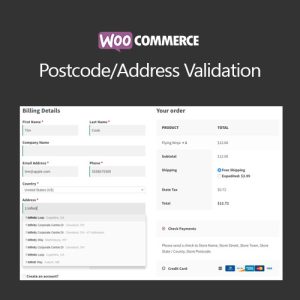 woocommerce-postcode-address-validation Thung lũng web, Plugin, theme WordPress, plugin WordPress, WordPress plugins, Công cụ WordPress giá rẻ