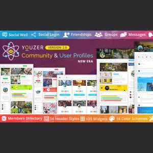 youzer-community-user-profiles-management Thung lũng web, Plugin, theme WordPress, plugin WordPress, WordPress plugins, Công cụ WordPress giá rẻ